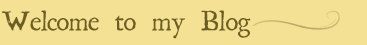 Welcome to my Blog